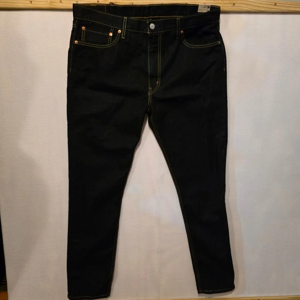 Levi's 512 Slim Taper Jeans Men 38x32 Dark Indigo Denim 28833-3148
